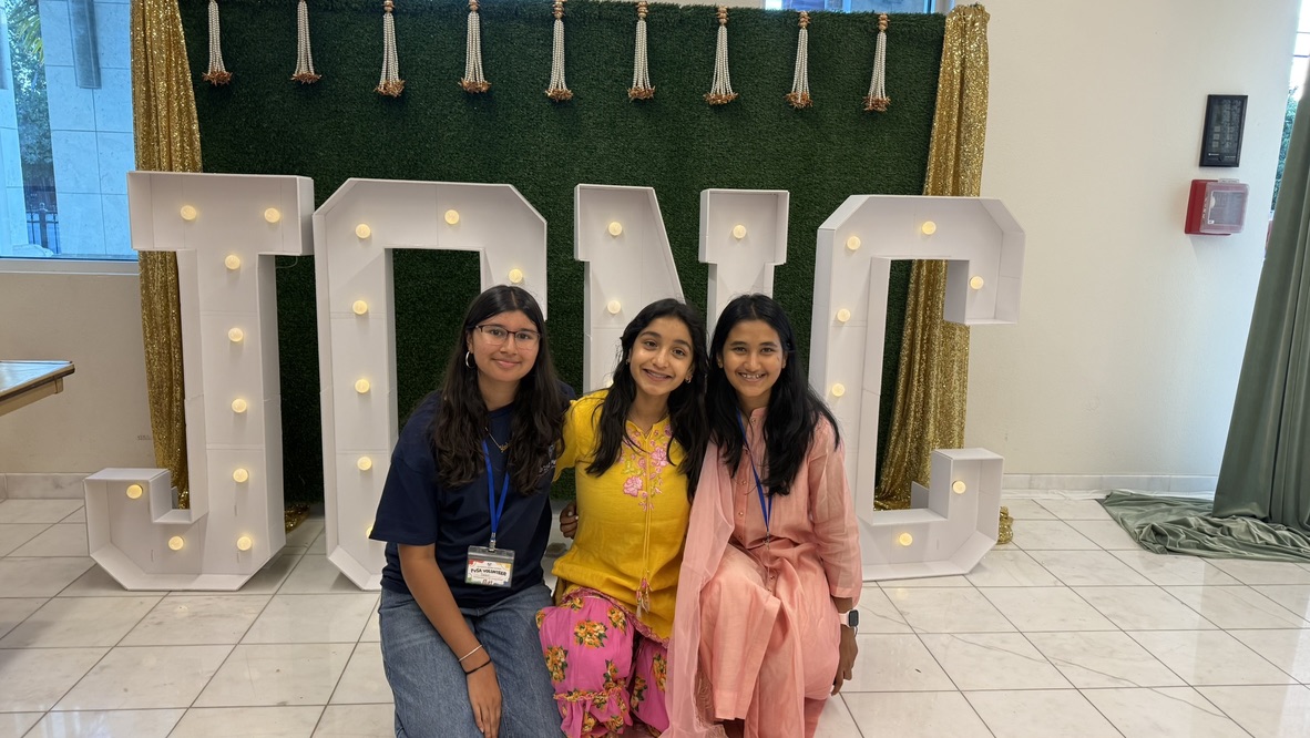 Khushi at a JCNC community event